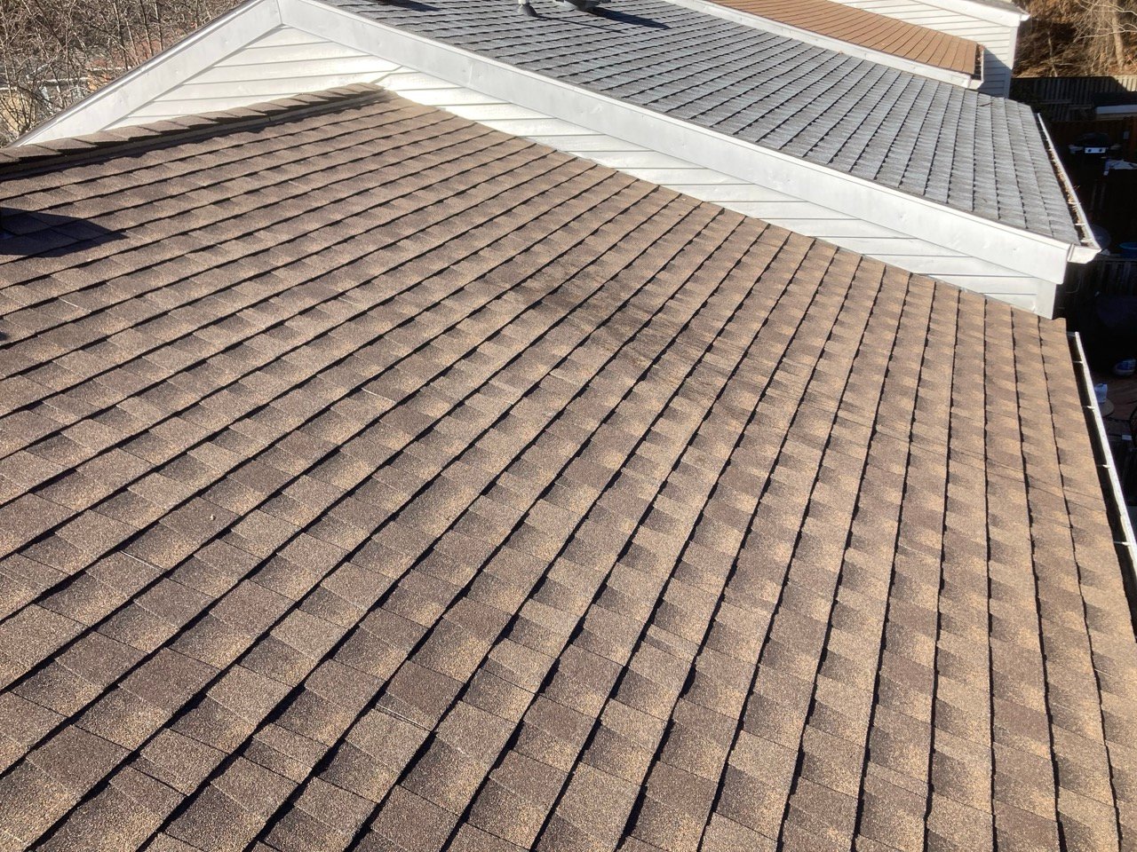 Completed roof replacement